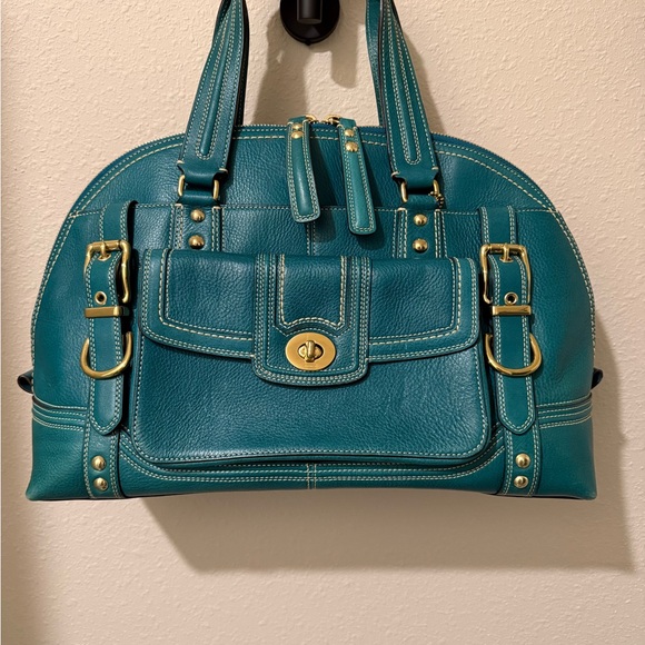 Coach Atlantic Satchel with Gold Hardware